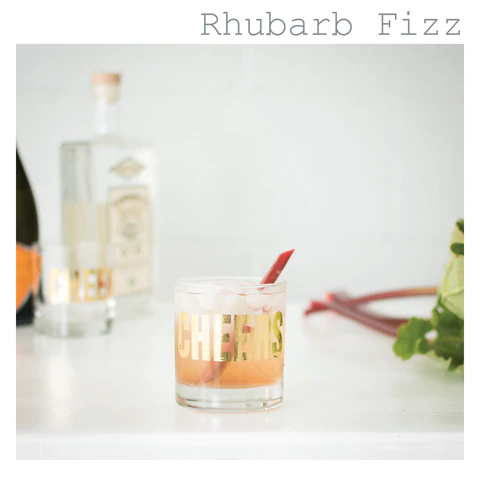 Cocktail Hour: Rhubarb Fizz