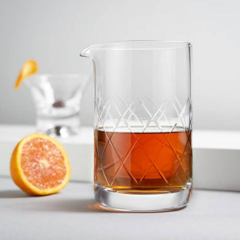 Viski Professional Extra Large Crystal Cocktail Mixing Glass