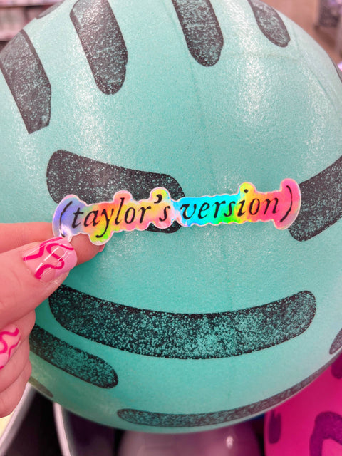 Taylor's Version - Holographic Taylor Swift Sticker: Single