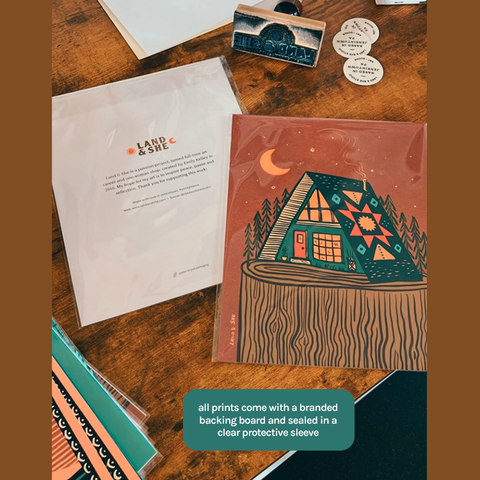 Keeping Warm, Bear Cabin: 8x10