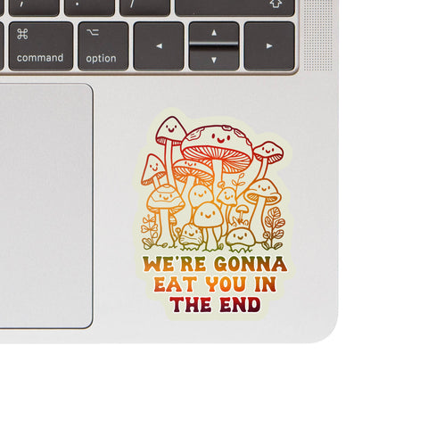 Mushroom Fungi Forage Funny High Quality Vinyl Sticker