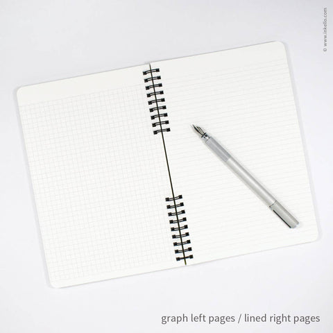 Big Burst Spiral Notebook with Chartreuse Cover + Black Ink: Blank