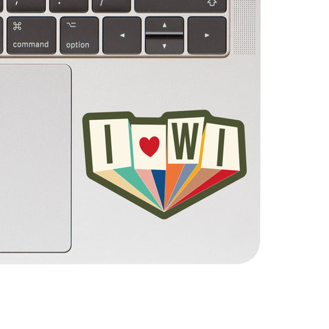Wisconsin WI State Midwest High Quality Vinyl Sticker