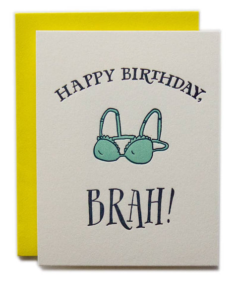 Happy Birthday Brah Card
