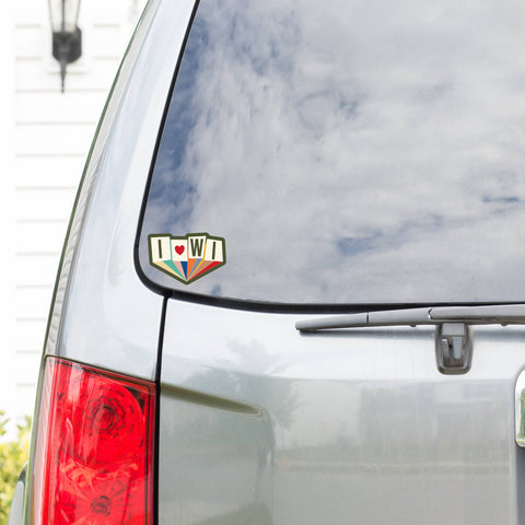 Wisconsin WI State Midwest High Quality Vinyl Sticker