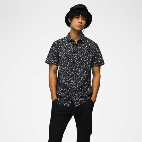 prAna Stimmersee Shirt-Black Above -