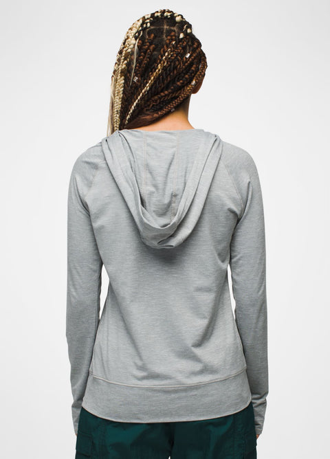 prAna Sol Searcher Hoodie-Heather Grey - Final Sale