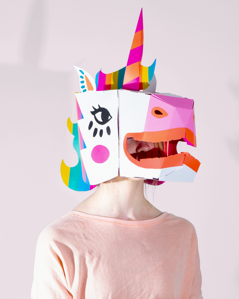 3D unicorn Mask