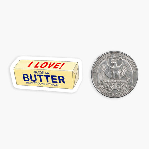 Butter - Mini Sticker