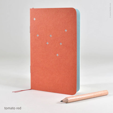 Star Booklet + Pencil (#397): Tomato Red