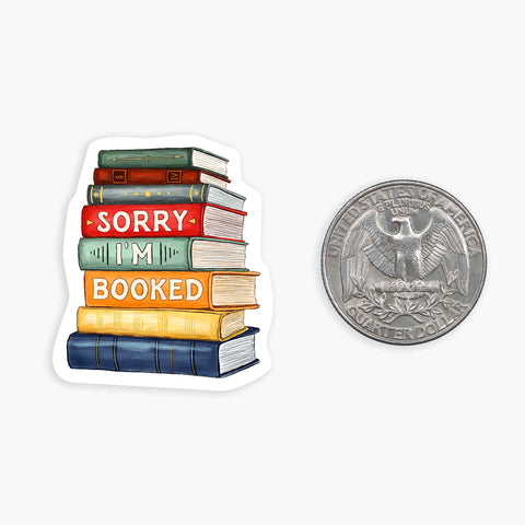 Booked- Mini Sticker