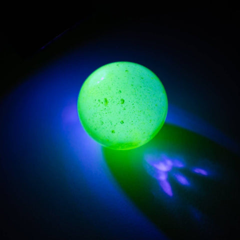 Yellow Uranium Glass Ball
