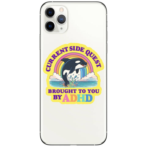 Current side quest ADHD High Quality Vinyl Sticker