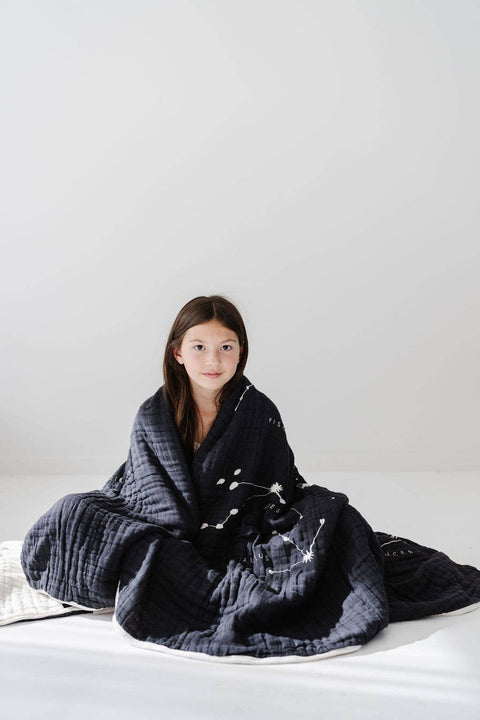 Large Astrology Throw Blanket