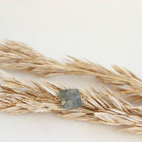 Moss Aquamarine Necklace