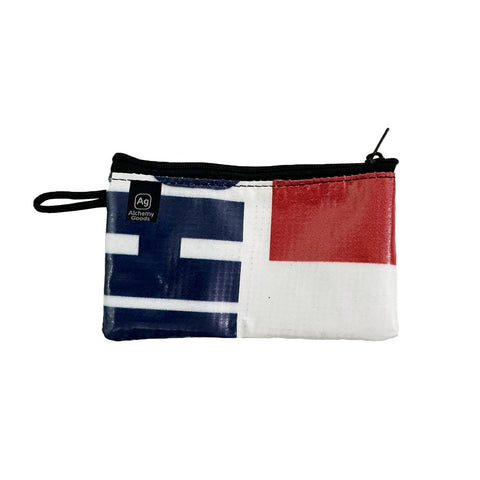 Large Zipper Pouch w/Liner- Banner: Multi-Colored