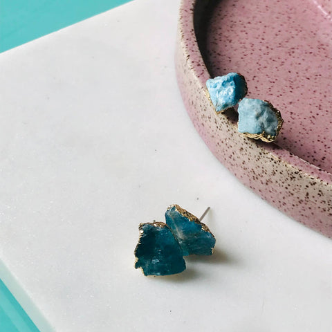 Sea Foam Post Earrings