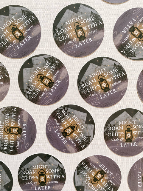 Cloak and Lantern 3" Matte Sticker