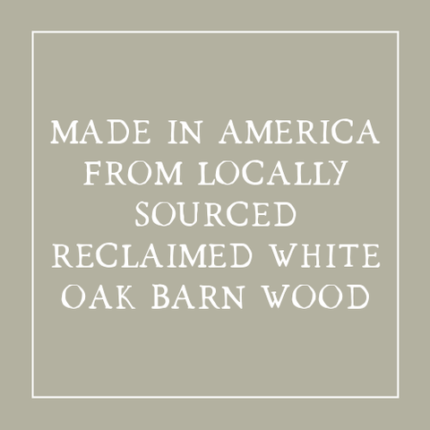 Round Reclaimed Wood Riser Stand | Made In USA: 4"