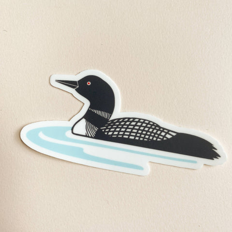 Loon Midwest up north vinyl sticker