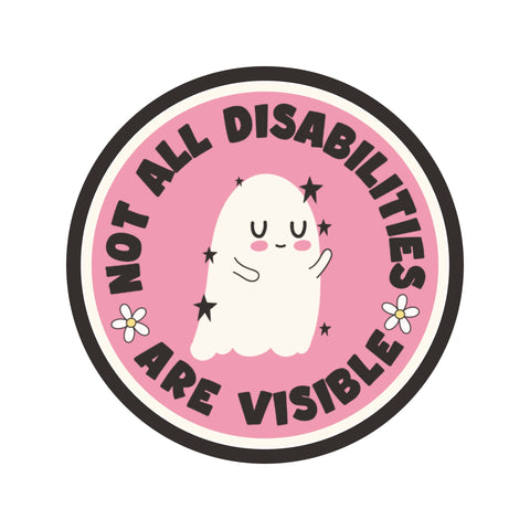 Invisible Disabilities Health High Quality Vinyl Sticker
