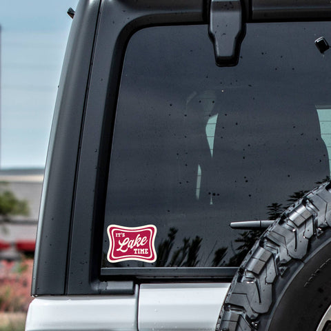 Lake Float Summer High Quality Vinyl Sticker