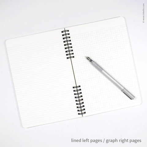 Big Burst Spiral Notebook with Chartreuse Cover + Black Ink: Blank