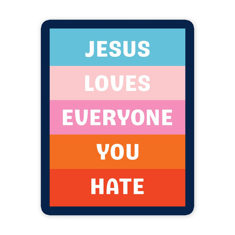 Jesus Loves - Mini Sticker