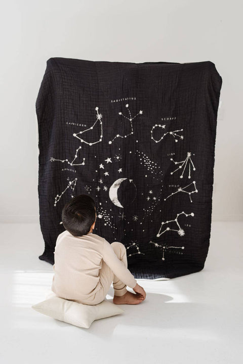 Large Astrology Throw Blanket