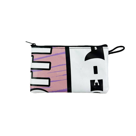Large Zipper Pouch w/Liner- Banner: Multi-Colored