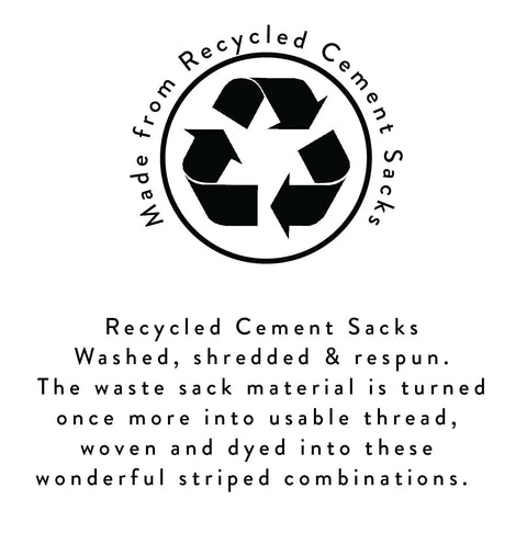 Plant Pot Holder Recycled - Medium, 22 cm x 22 cm