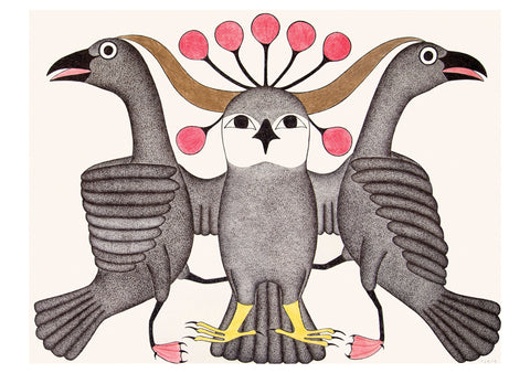 Kenojuak Ashevak: Inuit Art Drawings Boxed Notecard Assortment