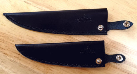 Pallares Black Leather Sheath for Knife