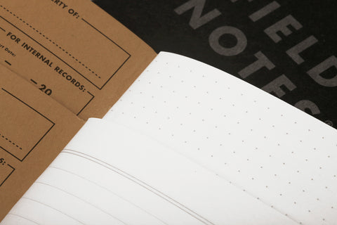 Pitch Black Memo Book - 3 Pack - Grid Dot