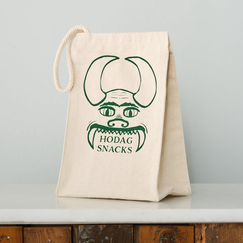 Hodag Snacks Recycled Cotton Lunch Bag