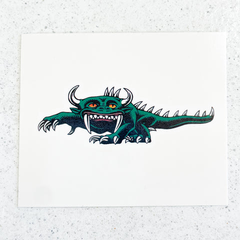 Hodag Temporary Tattoo