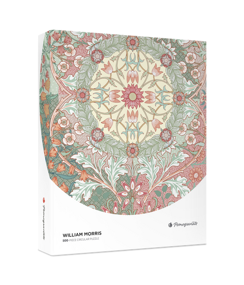 William Morris 500-Piece Circular Jigsaw Puzzle