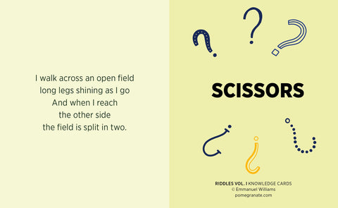Riddles, Vol. I Knowledge Cards