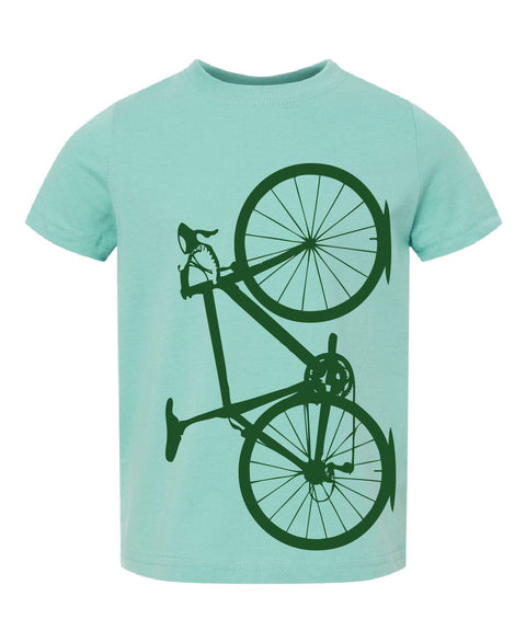 Toddler Road Bike Tee, Topaz Forest