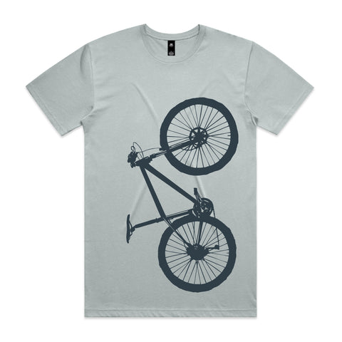 Men's Mountain Bike Tee, Charcoal Smoke