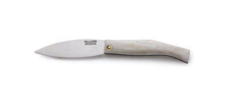 Busa Pocket Knife Nº0 (8 cm) Polished Deer Horn Handle Carbon Steel