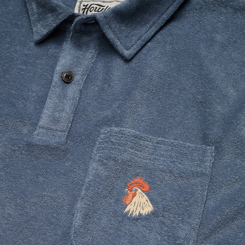 Plusherman Terry Polo-Blue Mirage