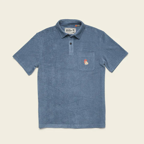 Plusherman Terry Polo-Blue Mirage