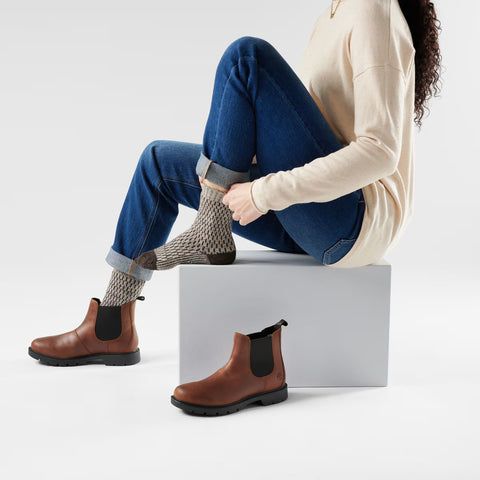 Everyday Cozy Digi-Tick Crew Socks