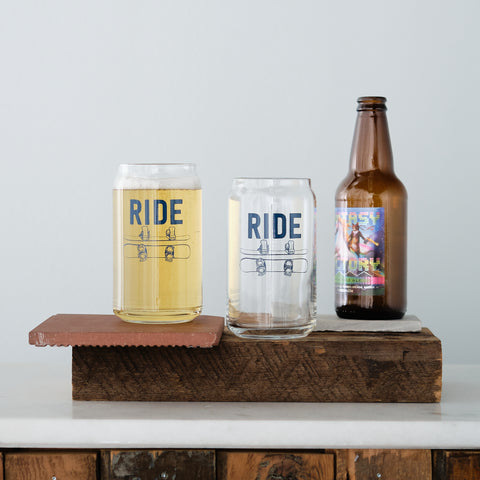Ski and Ride Can Glasses