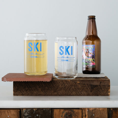 Ski and Ride Can Glasses