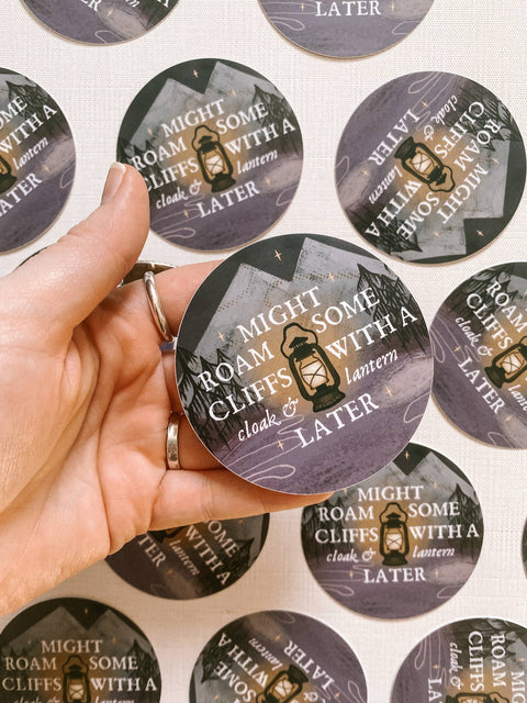 Cloak and Lantern 3" Matte Sticker
