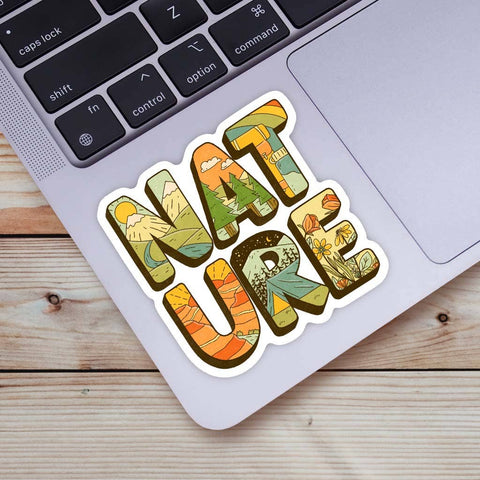 Nature Lettering Sticker