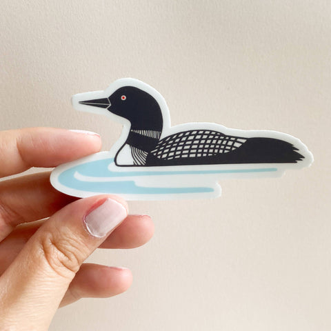 Loon Midwest up north vinyl sticker