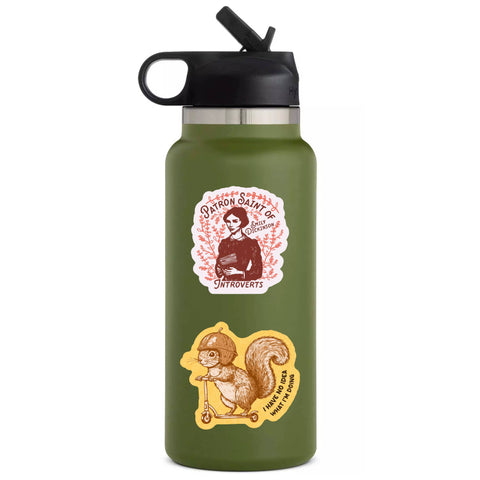 Funny Squirrel No Idea Scooter High Quality Vinyl Sticker